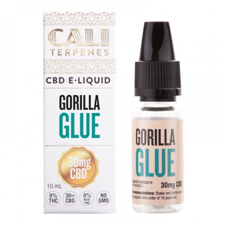 Cali Terpenes CBD E-liquid 30 mg, 10 ml, Gorilla Glue