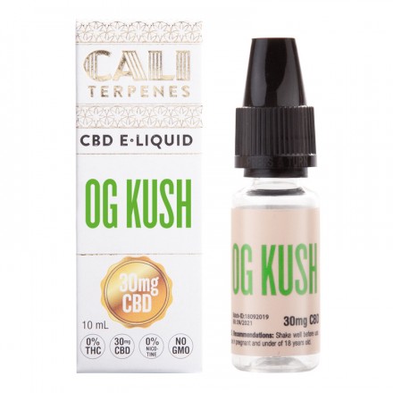 Cali Terpenes CBD E-liquid 30 mg, 10 ml, OG Kush