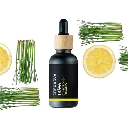 Levně Citronová tráva - 100% přírodní esenciální olej (10ml) - Pěstík